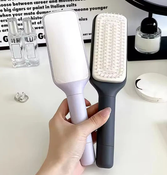 ⭐⭐⭐⭐⭐ مشط شعر سهل التنظيف ويساعد على فك تشابك الشعر