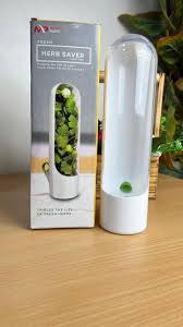 حافظة الأعشاب ⭐⭐⭐⭐⭐ وعاء تخزين الأعشاب الحشيشة معدنوس النعناع لمدة اطول